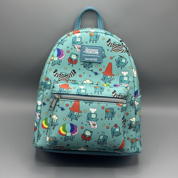 Loungefly Adventure Time BMO Poses Mini Backpack NEW - Picture 2 of 6
